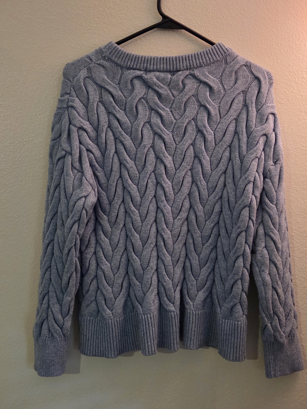Philosophy Pale Blue Ribbed Crew Sweater - Picture 2 of 4